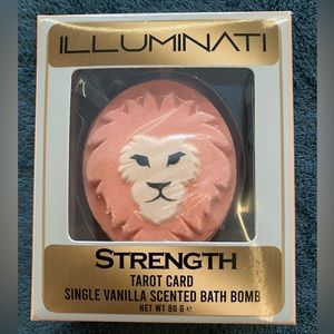 ‼️CLEARANCE‼️ Illuminati “Strength” Tarot Card Scented Bath Bomb - Vanilla